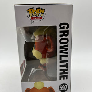 Funko POP! Games Pokémon - Growlithe #597 - Flocked Limited Edition FRENLY BRICKS - Open 7 Days