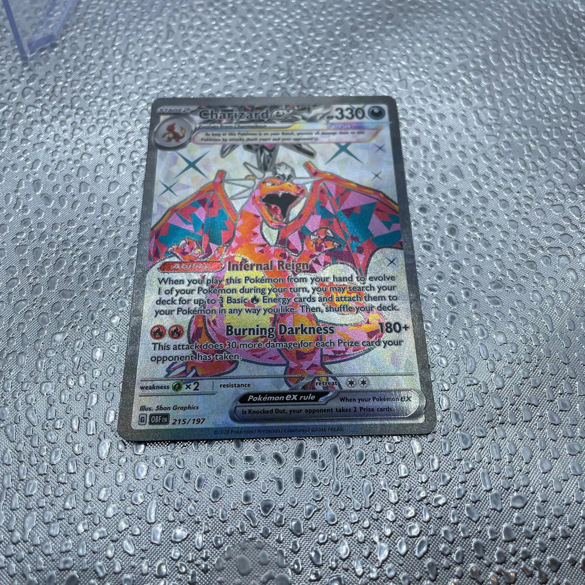 Charizard EX 215/197 Pokemon TCG Good Condition Raw FRENLY BRICKS - Open 7 Days