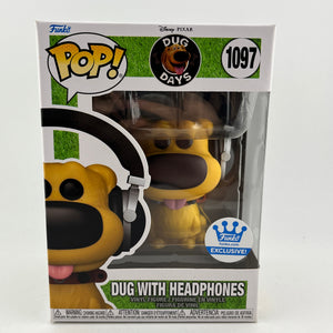 Funko POP! Disney Pixar Dug Days - Dug With Headphones #1097 - Funko Exclusive FRENLY BRICKS - Open 7 Days