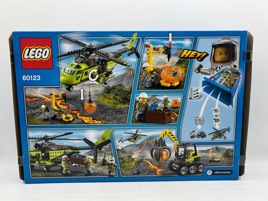 Lego City - Volcano Supply Helicopter 60123 - Sealed FRENLY BRICKS - Open 7 Days