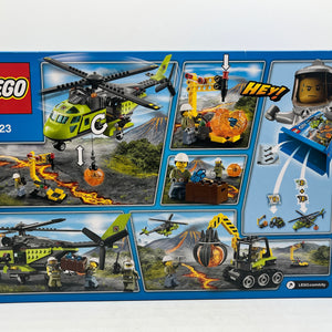 Lego City - Volcano Supply Helicopter 60123 - Sealed FRENLY BRICKS - Open 7 Days