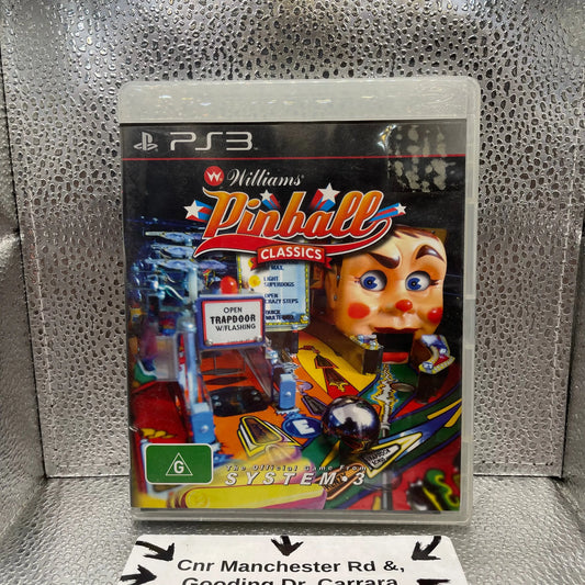 Williams Pinball Classics PlayStation 3 PS3 Game Used PAL Tested & Working FRENLY BRICKS - Open 7 Days