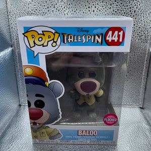 Funko Pop Baloo Flocked # 441 Talespin Disney Vinyl Figure Brand New FRENLY BRICKS - Open 7 Days