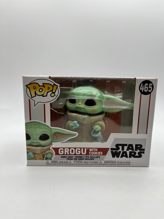 Funko POP! Star Wars The Mandalorian Grogu With Cookies #465 FRENLY BRICKS - Open 7 Days