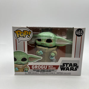 Funko POP! Star Wars The Mandalorian Grogu With Cookies #465 FRENLY BRICKS - Open 7 Days