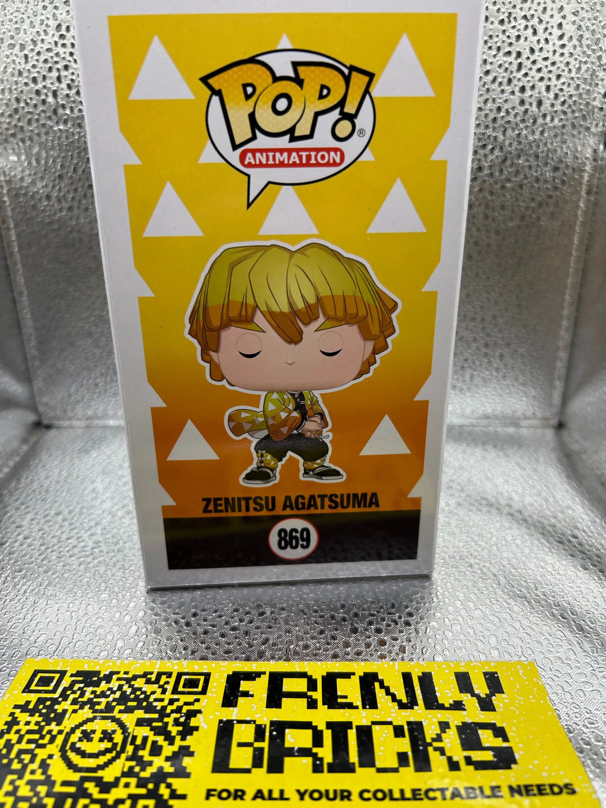 Pop Vinyl Demon Slayer #869 Zenitsu Agatsuma FRENLY BRICKS - Open 7 Days