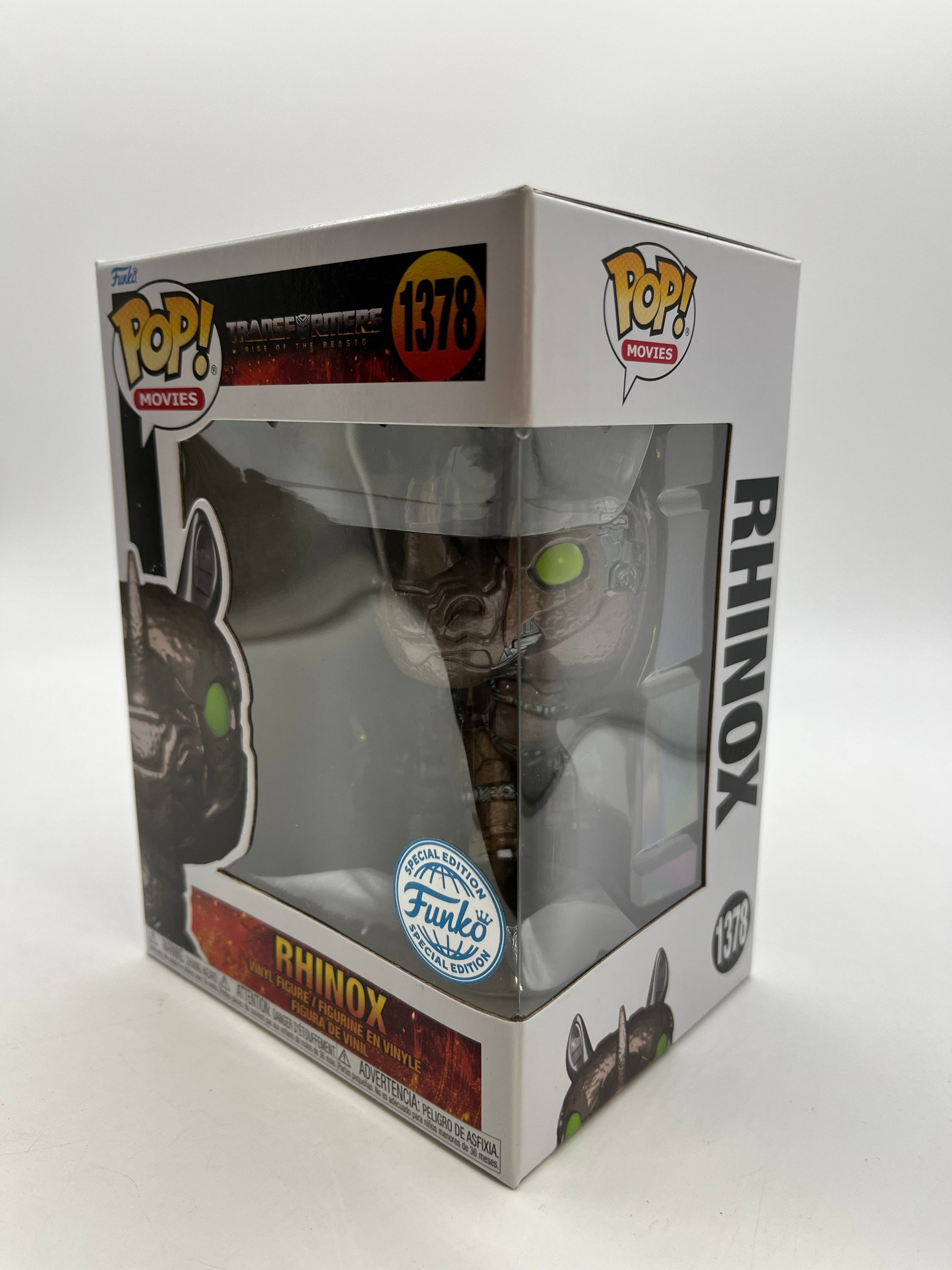 Funko POP! Movies Transformers Rise Of The Beast - Rhinox #1378 - Special Edition FRENLY BRICKS - Open 7 Days
