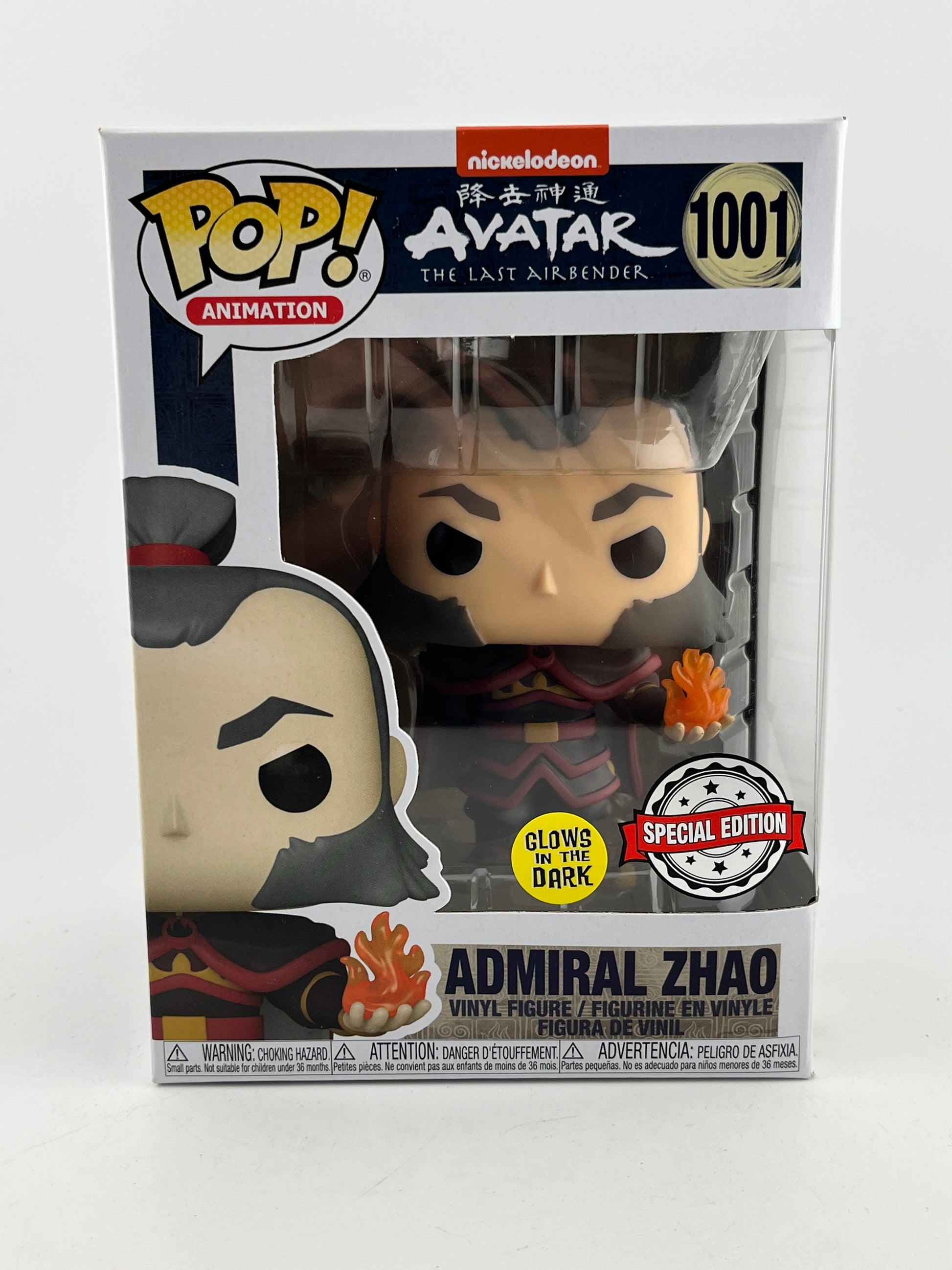 Funko POP! Animation Avatar The Last Airbender - Admiral Zhao #1001 - Glow Special Edition FRENLY BRICKS - Open 7 Days
