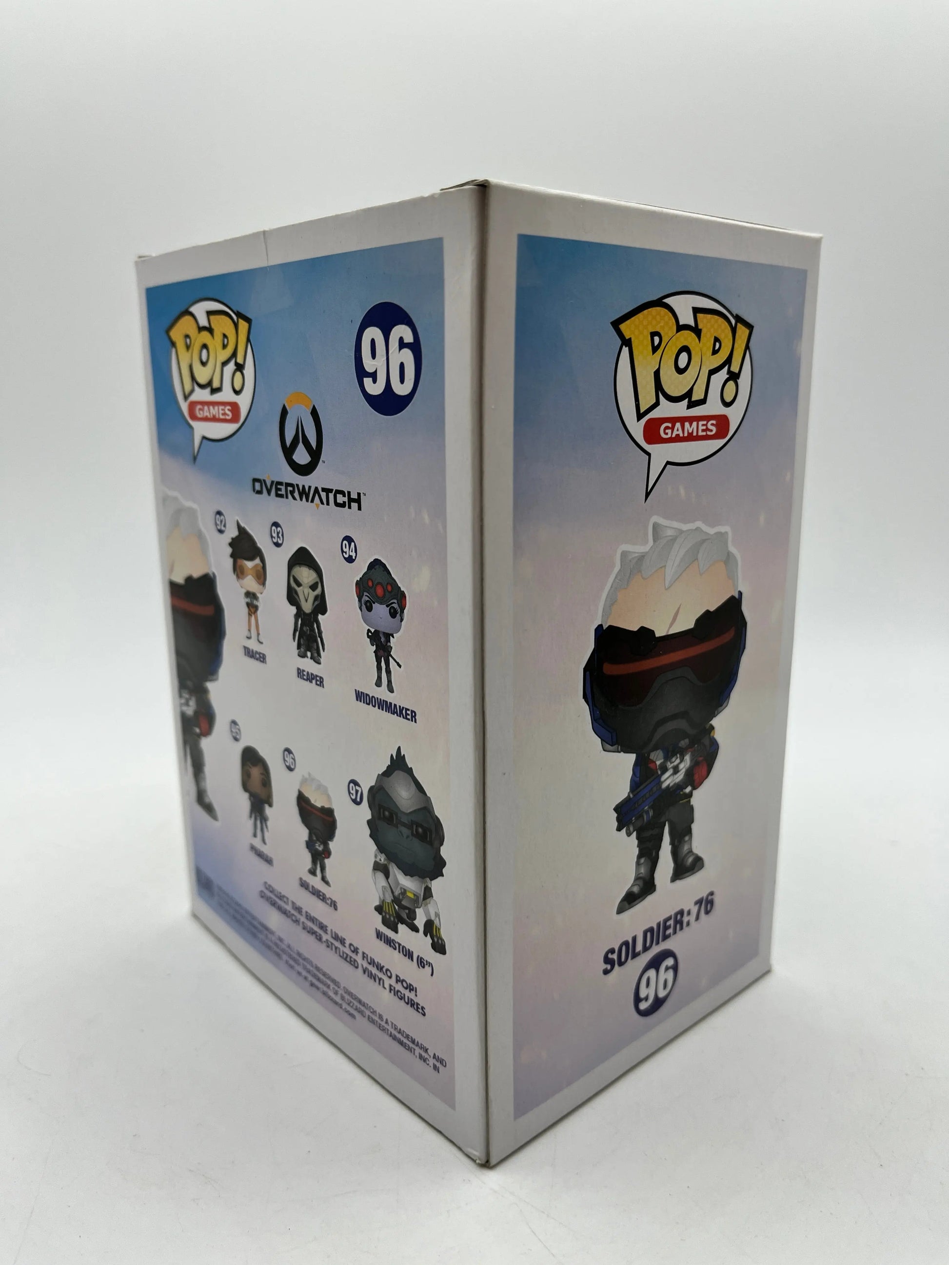 Funko POP! Games Overwatch Soldier :76 #96 - Vinyl Collectable FRENLY BRICKS - Open 7 Days