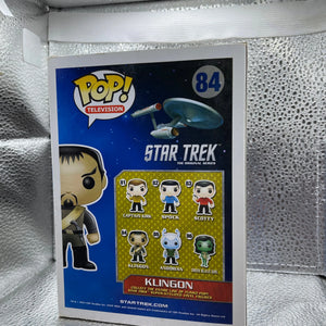 Funko Pop Klingon #84 Pop Vinyl Funko Star Trek RARE Box Damaged FRENLY BRICKS - Open 7 Days