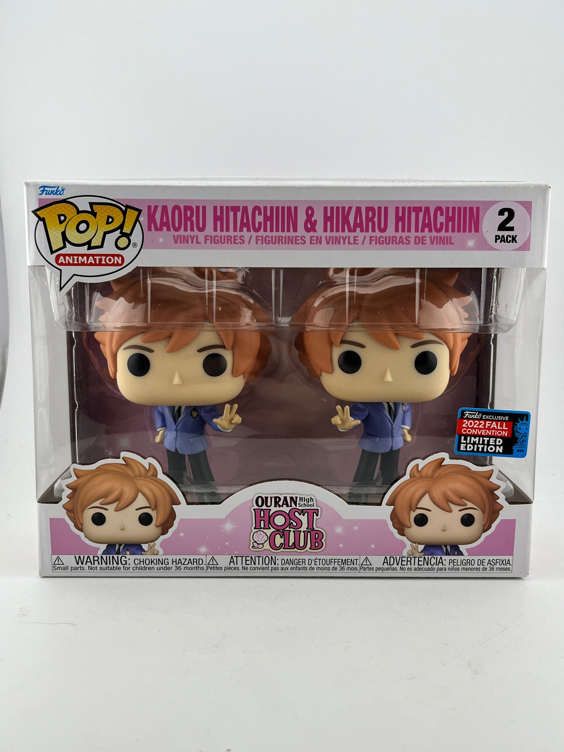 Funko POP! Animation Ouran Host Club - Kaoru & Hikaru Hitachiin  #2Pack - 2022 Fall Limited Edition FRENLY BRICKS - Open 7 Days