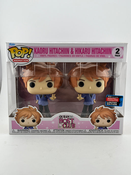 Funko POP! Animation Ouran Host Club - Kaoru & Hikaru Hitachiin  #2Pack - 2022 Fall Limited Edition FRENLY BRICKS - Open 7 Days