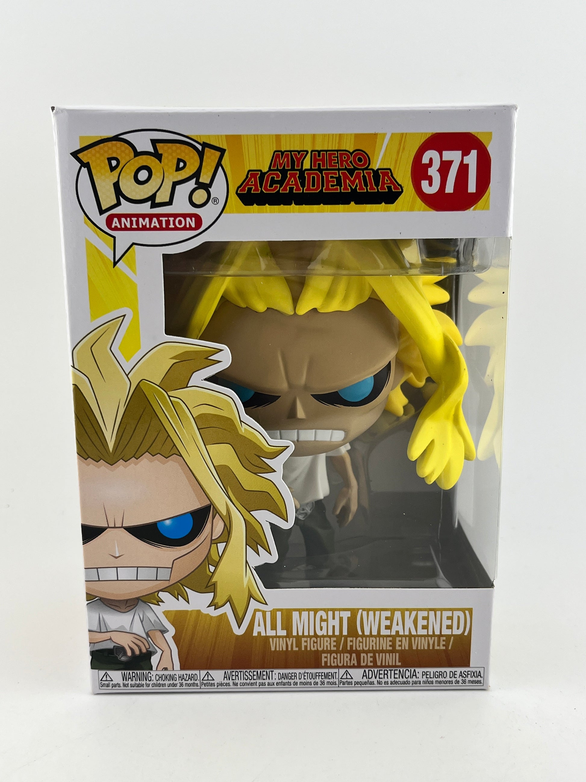 Funko POP! Animation My Hero Academia - All Might (Weakened) #371 - Vinyl Collectable FRENLY BRICKS - Open 7 Days