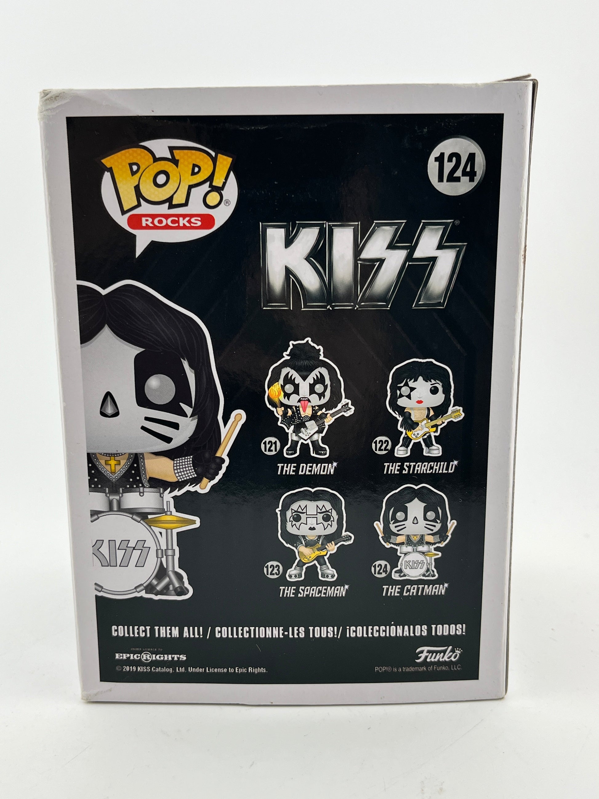 Funko POP! Rocks Kiss - The Catman #124 - Glow In The Dark - Vinyl Collectable FRENLY BRICKS - Open 7 Days