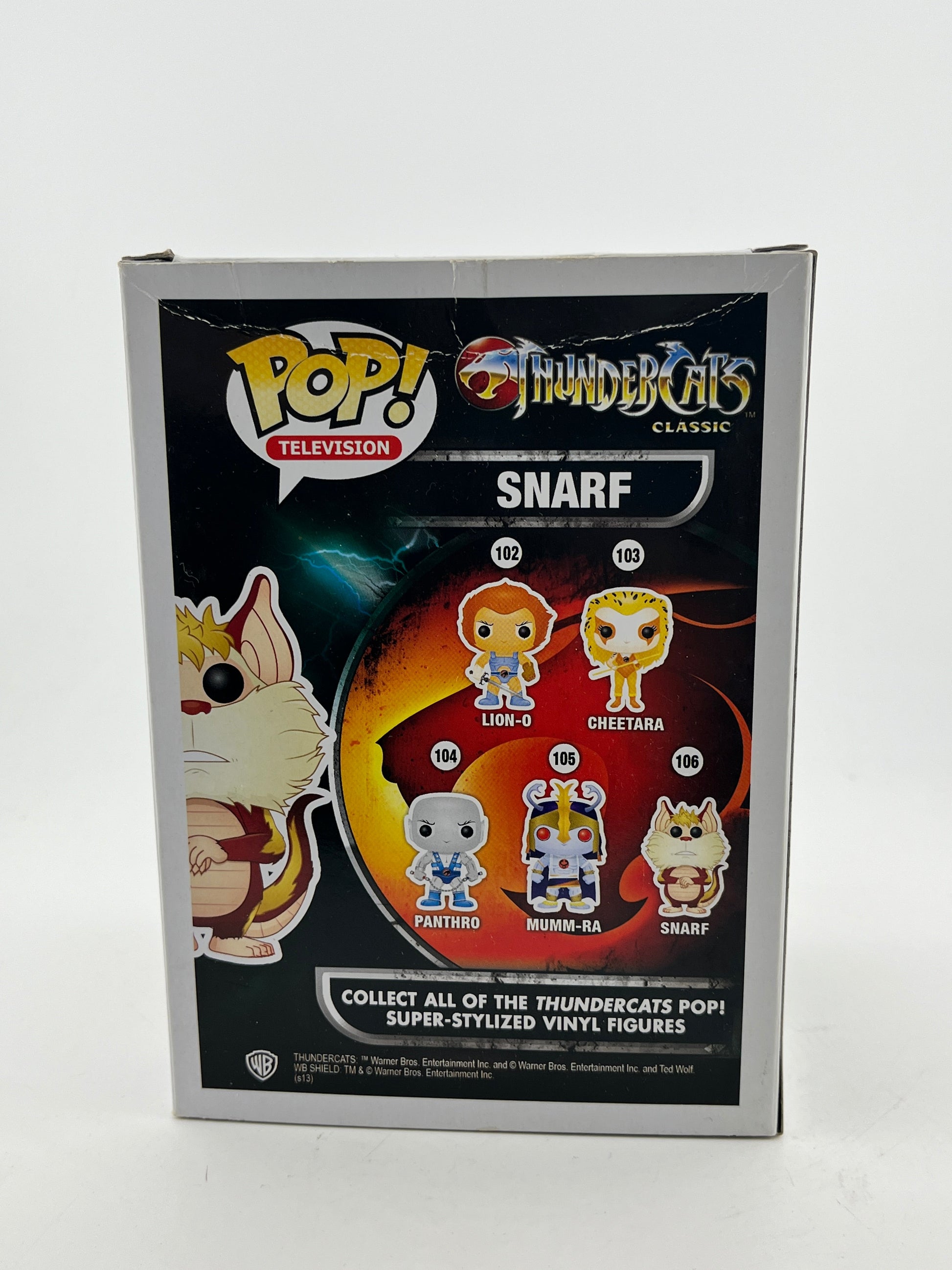 Funko POP! Television Thundercats - Snarf #106 - Vinyl Collectable FRENLY BRICKS - Open 7 Days