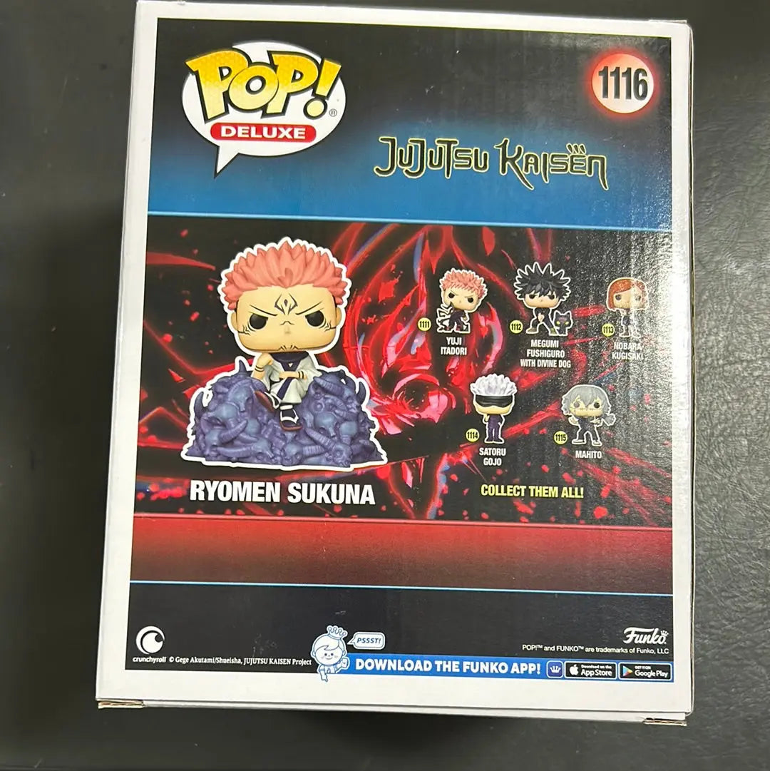 Funko Pop! Deluxe: Jujutsu Kaisen #1116 Ryomen Sukuna (Glow) FRENLY BRICKS - Open 7 Days