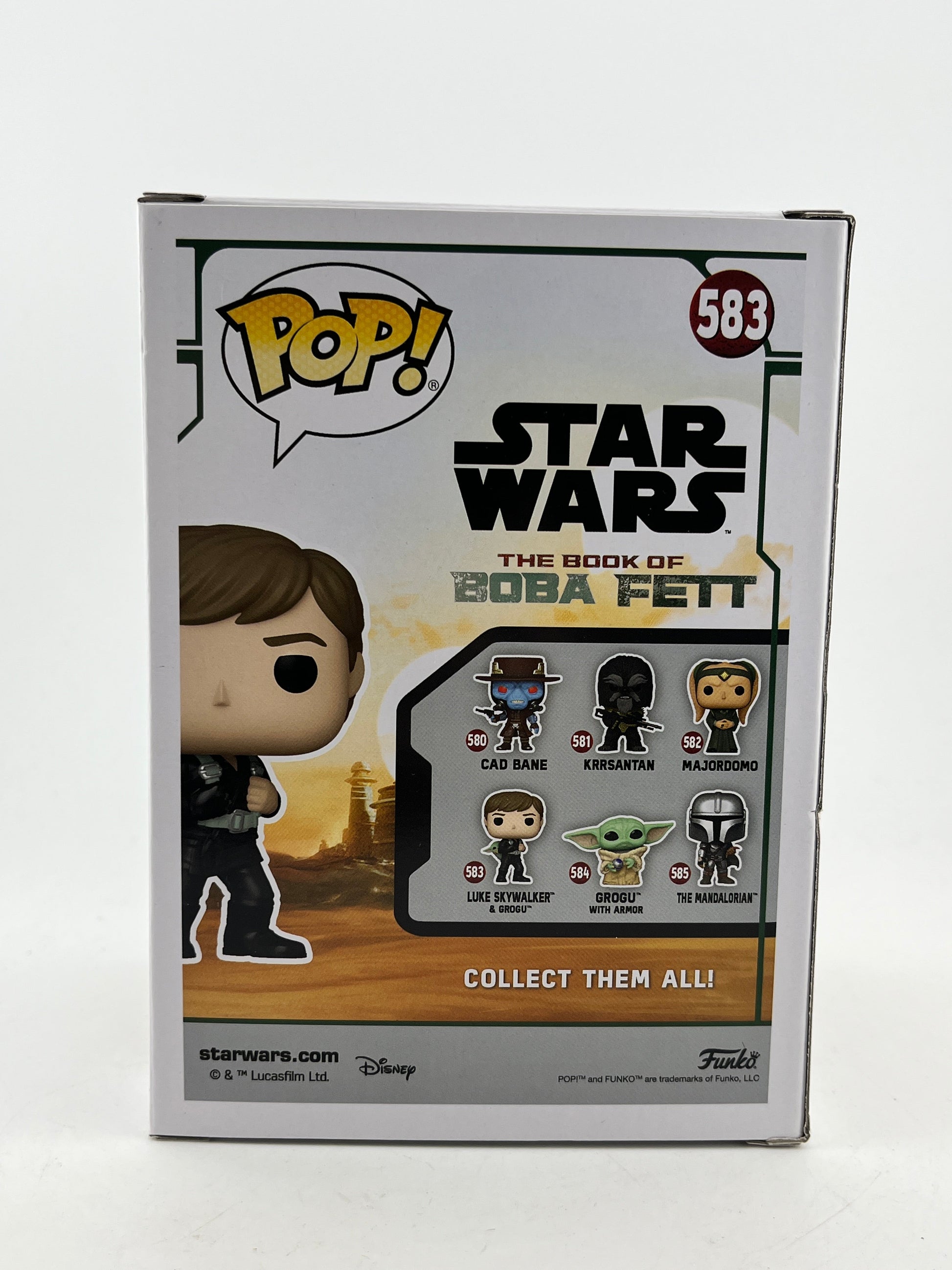 Funko POP! Star Wars - Luke Skywalker & Grogu #583 - Vinyl Collectable FRENLY BRICKS - Open 7 Days