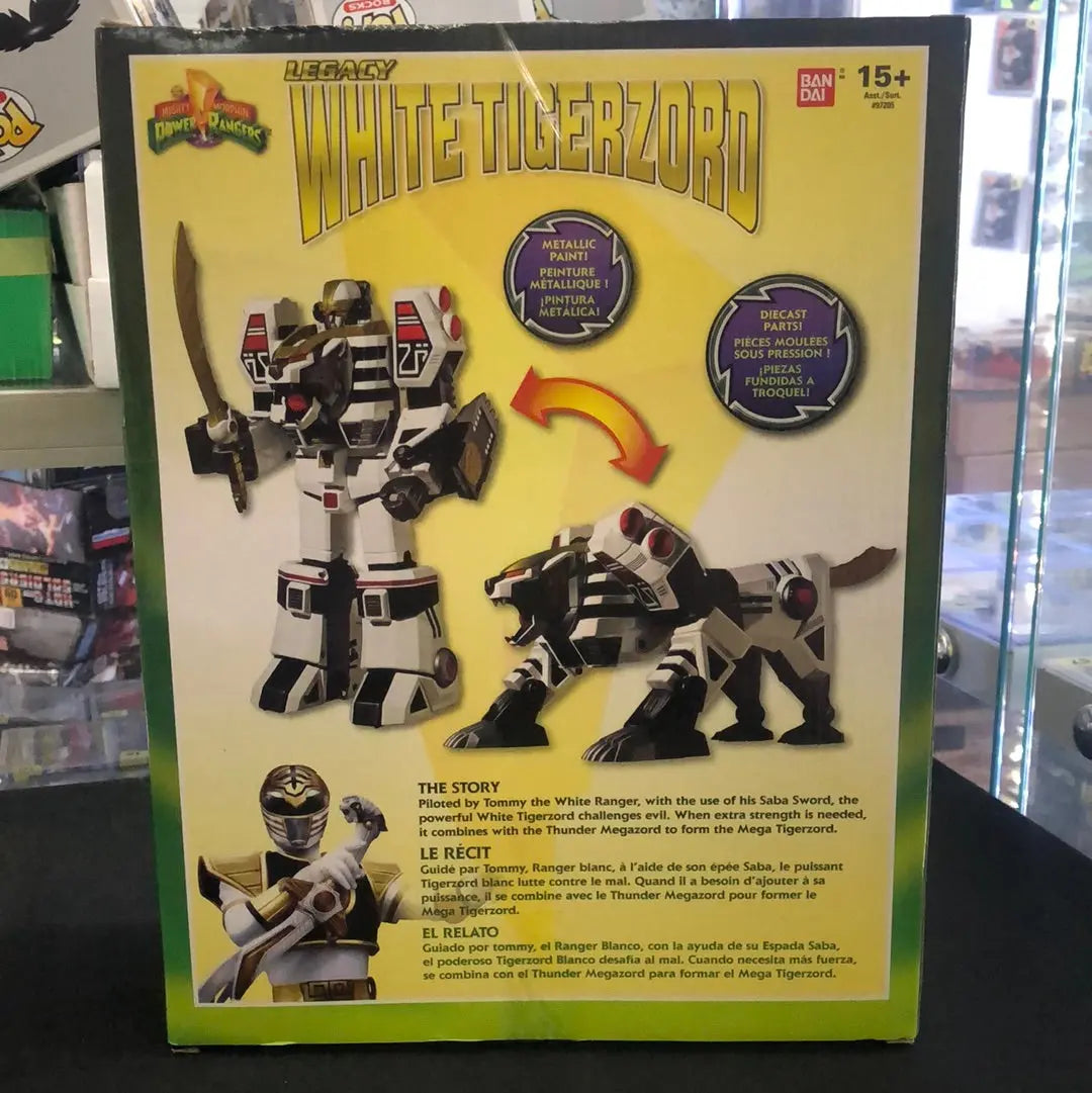 Power Rangers Legacy White Tigerzord Action Figure - 97206 FRENLY BRICKS - Open 7 Days