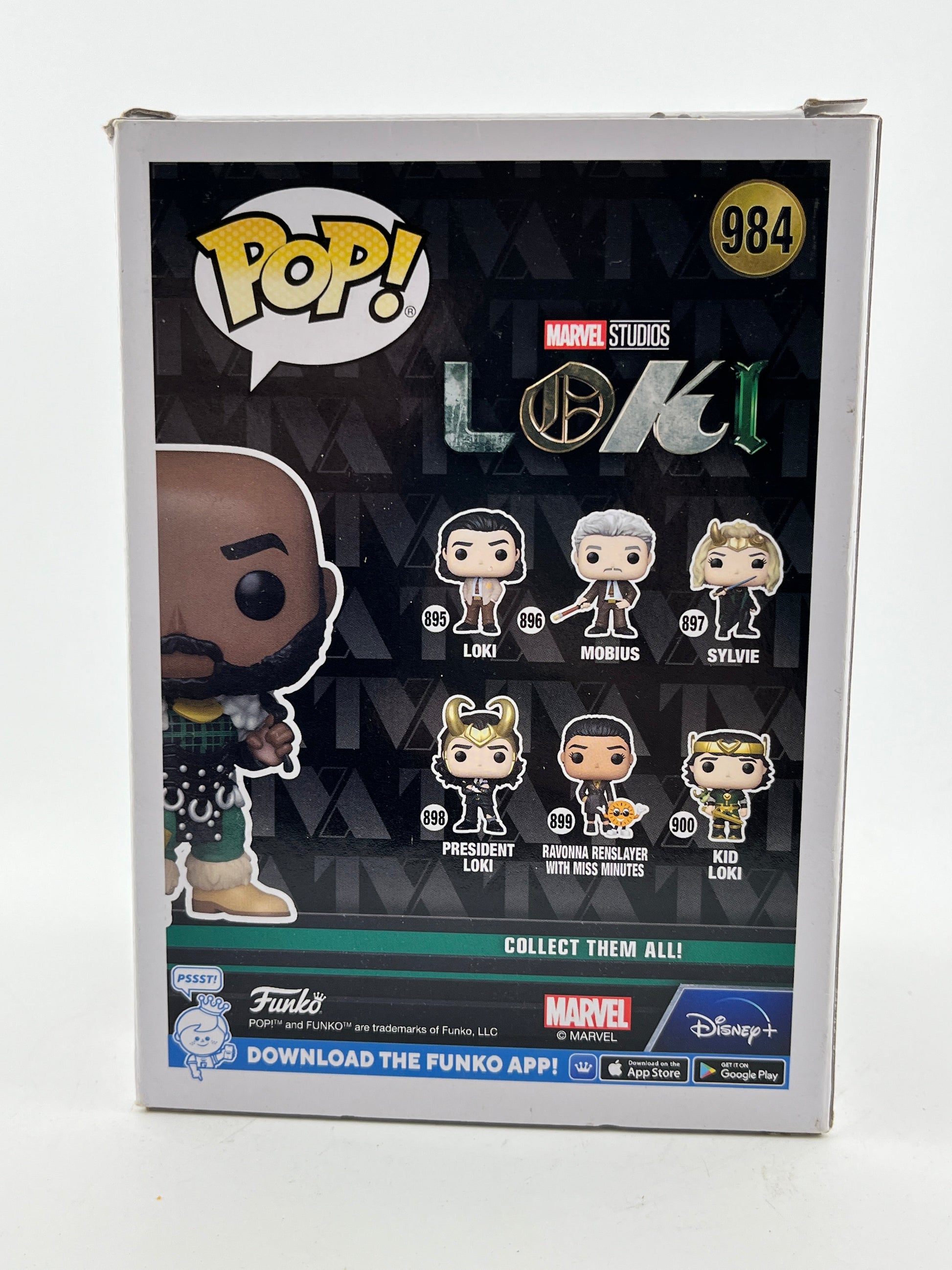 Funko POP! Marvel Loki - Boastful Loki #984 - 2022 Convention Limited Edition FRENLY BRICKS - Open 7 Days