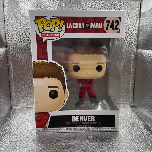 Funko Pop! Television La Casa De Papel (Money Heist) Denver #742 Vinyl Figure DAMAGED FRENLY BRICKS - Open 7 Days