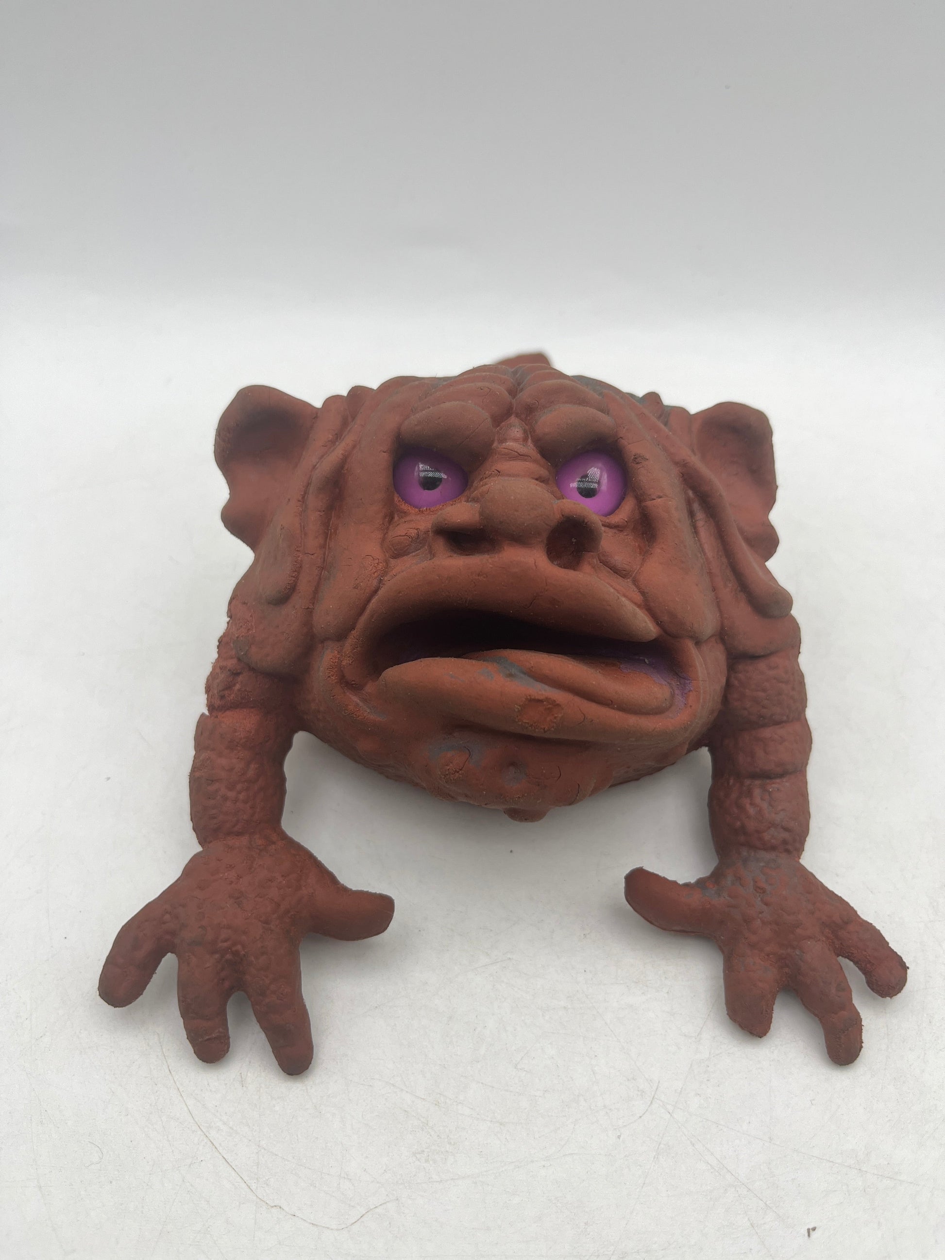 Vintage 1980's Boglins Shlump Hand Puppet Rubber Monster FRENLY BRICKS - Open 7 Days