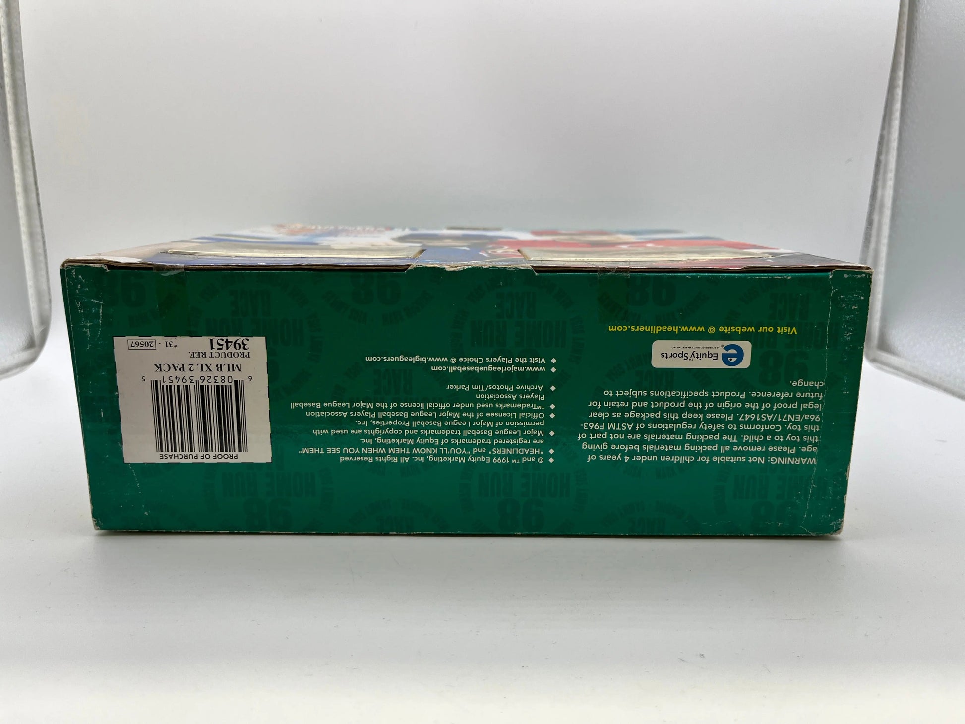 MLB Headlines XL Mark McGwire & Sammy Sosa Home Run Commemorative 2-Pack FRENLY BRICKS - Open 7 Days