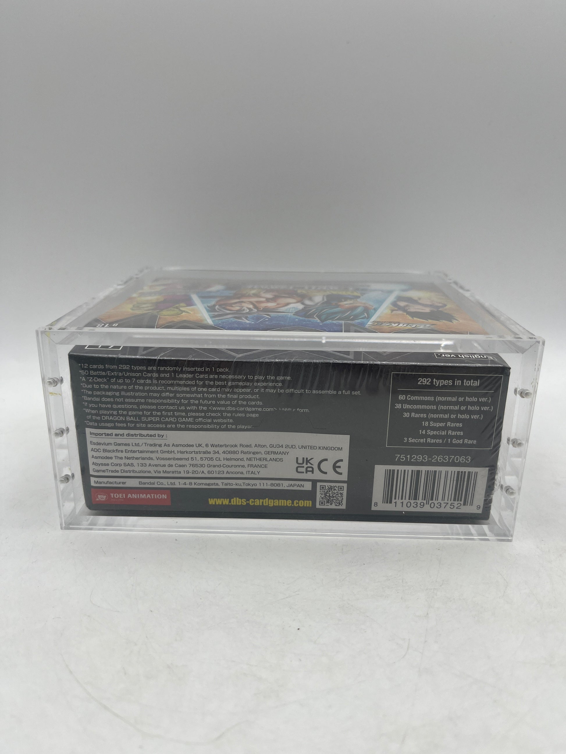 Dragon Ball Super Dawn of the Z-Legends Sealed Booster Box with Acrylic Case FRENLY BRICKS - Open 7 Days