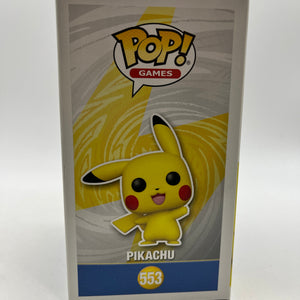 Funko POP! Games Pokémon Pikachu #553 - Flocked - Special Edition FRENLY BRICKS - Open 7 Days