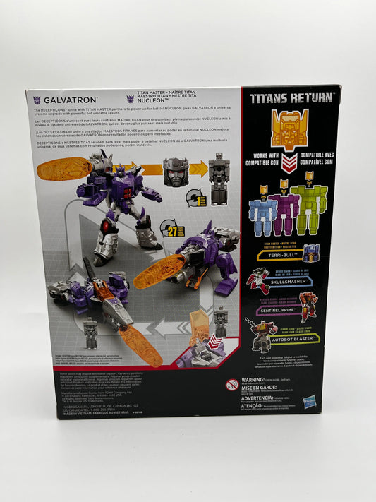 Transformers Titans Return Voyager Class Nucleon & Galvatron FRENLY BRICKS - Open 7 Days