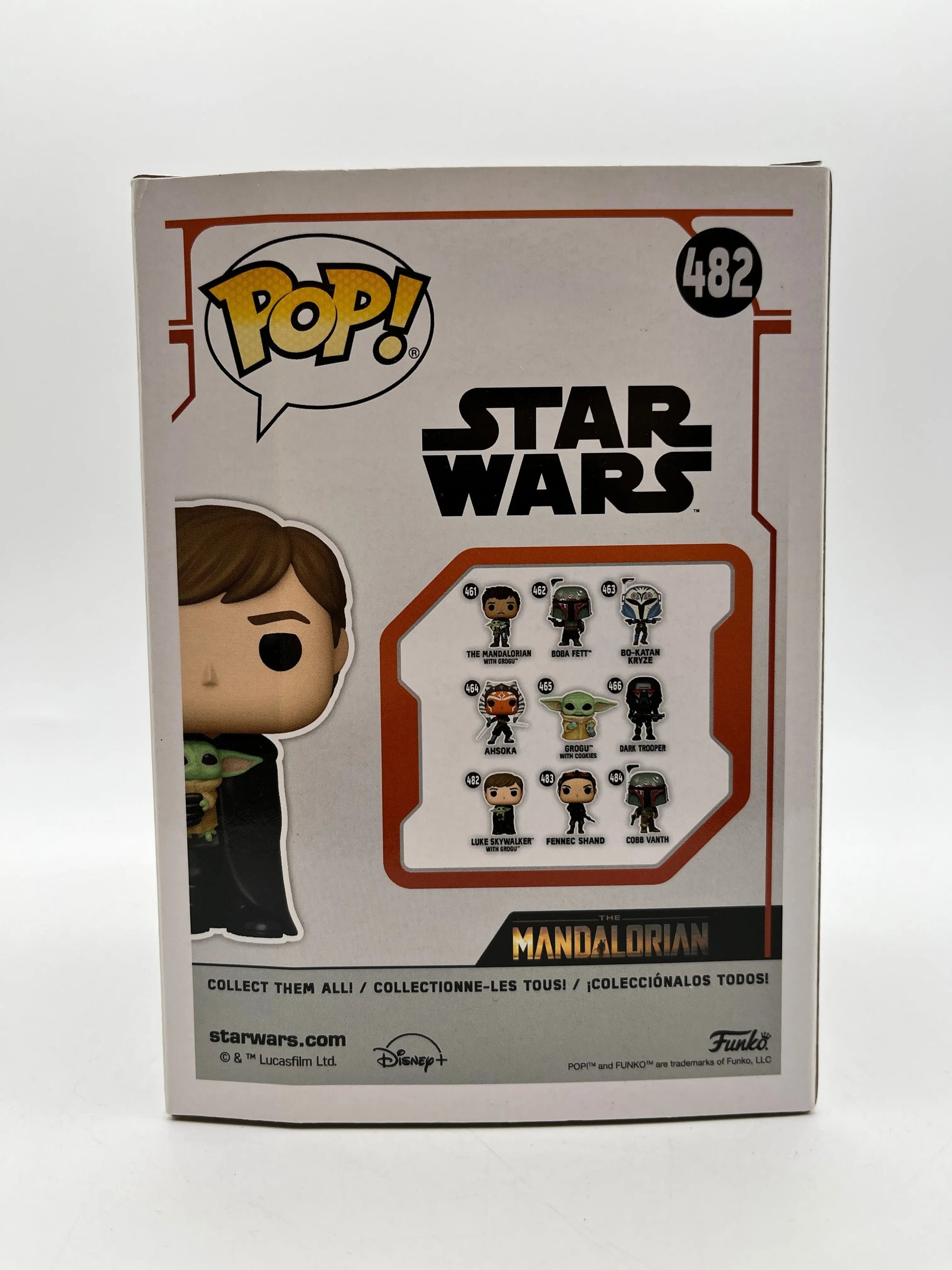 Funko POP! Star Wars Luke Skywalker With Grogu #482 - Vinyl Collectable FRENLY BRICKS - Open 7 Days