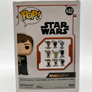 Funko POP! Star Wars Luke Skywalker With Grogu #482 - Vinyl Collectable FRENLY BRICKS - Open 7 Days