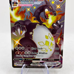 Pokemon Charizard VMAX SV107/SV122 Shining Fates: Shiny Vault Holo NM FRENLY BRICKS - Open 7 Days