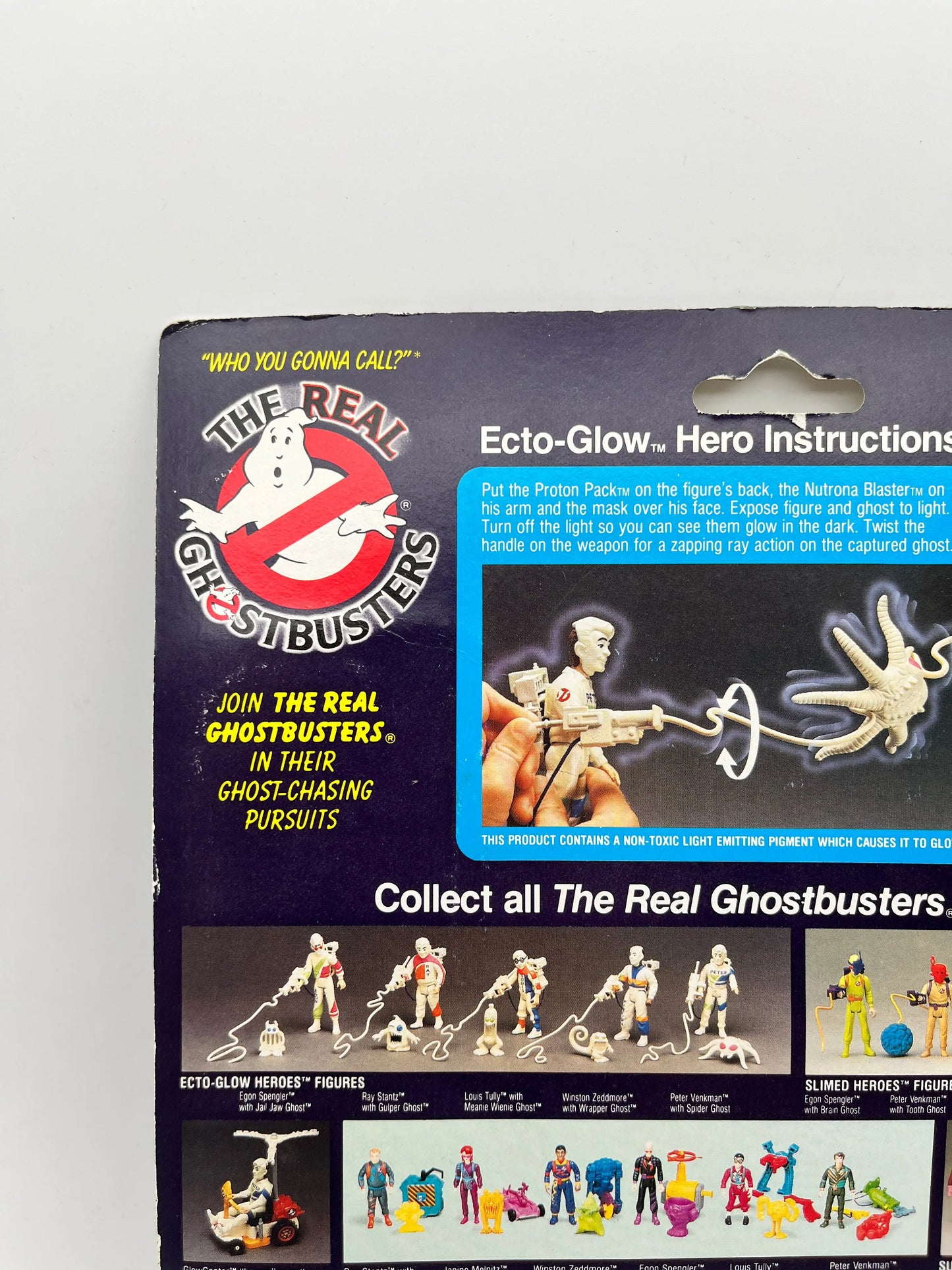 Kenner The Real Ghostbusters: Ecto-Glow Heroes - Egon Spengler and Jail Jaw - Sealed FRENLY BRICKS - Open 7 Days