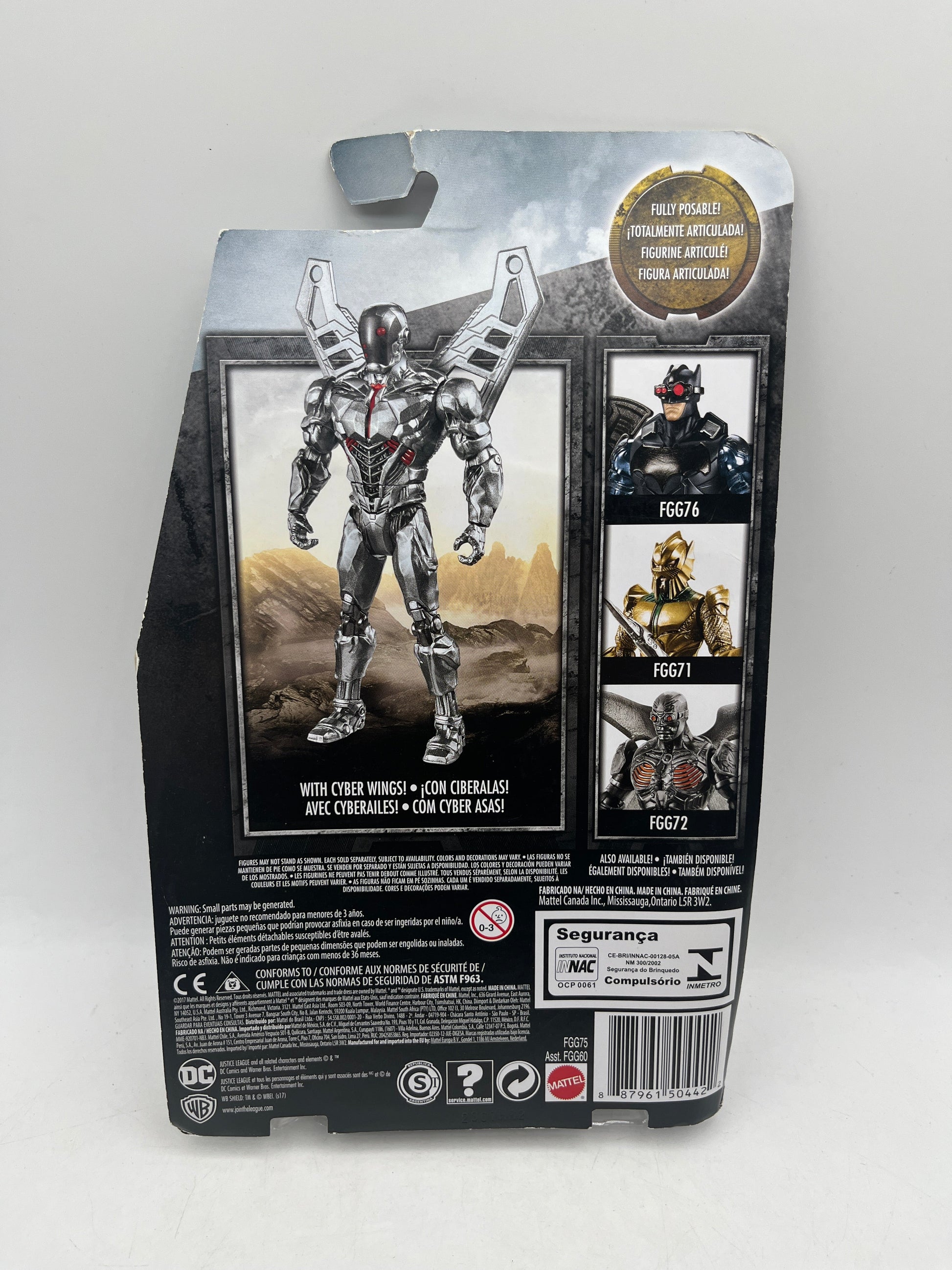 DC Justice League Movie Techno-Shield Cyborg Figure 2017 Mattel FRENLY BRICKS - Open 7 Days