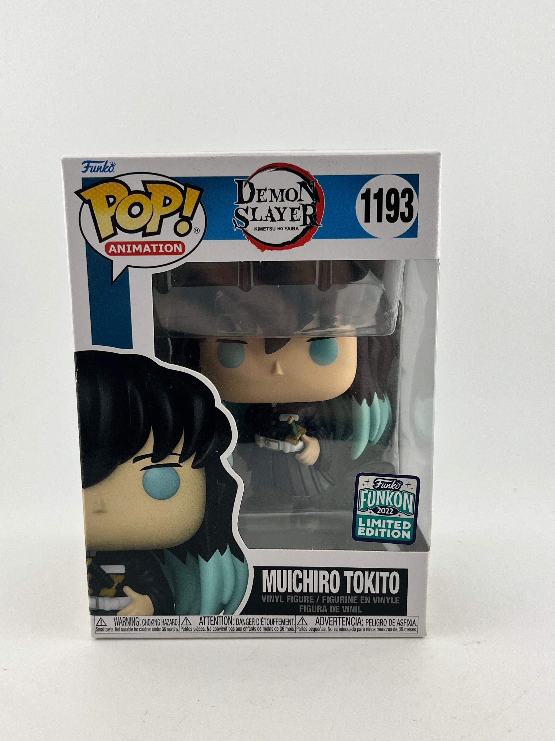 Funko POP! Animation Demon Slayer - Muichiro Tokito #1193 - Funkon 2022 LE FRENLY BRICKS - Open 7 Days