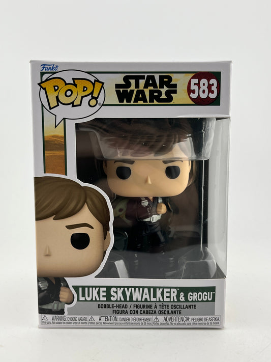 Funko POP! Star Wars - Luke Skywalker & Grogu #583 - Vinyl Collectable FRENLY BRICKS - Open 7 Days