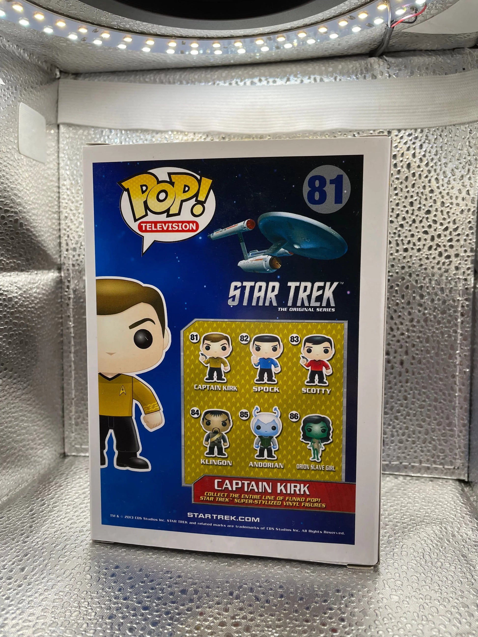 Funko POP! Television Star Trek Captain Kirk #81 Vinyl Figure Funko FRENLY BRICKS - Open 7 Days