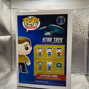 Funko POP! Television Star Trek Captain Kirk #81 Vinyl Figure Funko FRENLY BRICKS - Open 7 Days