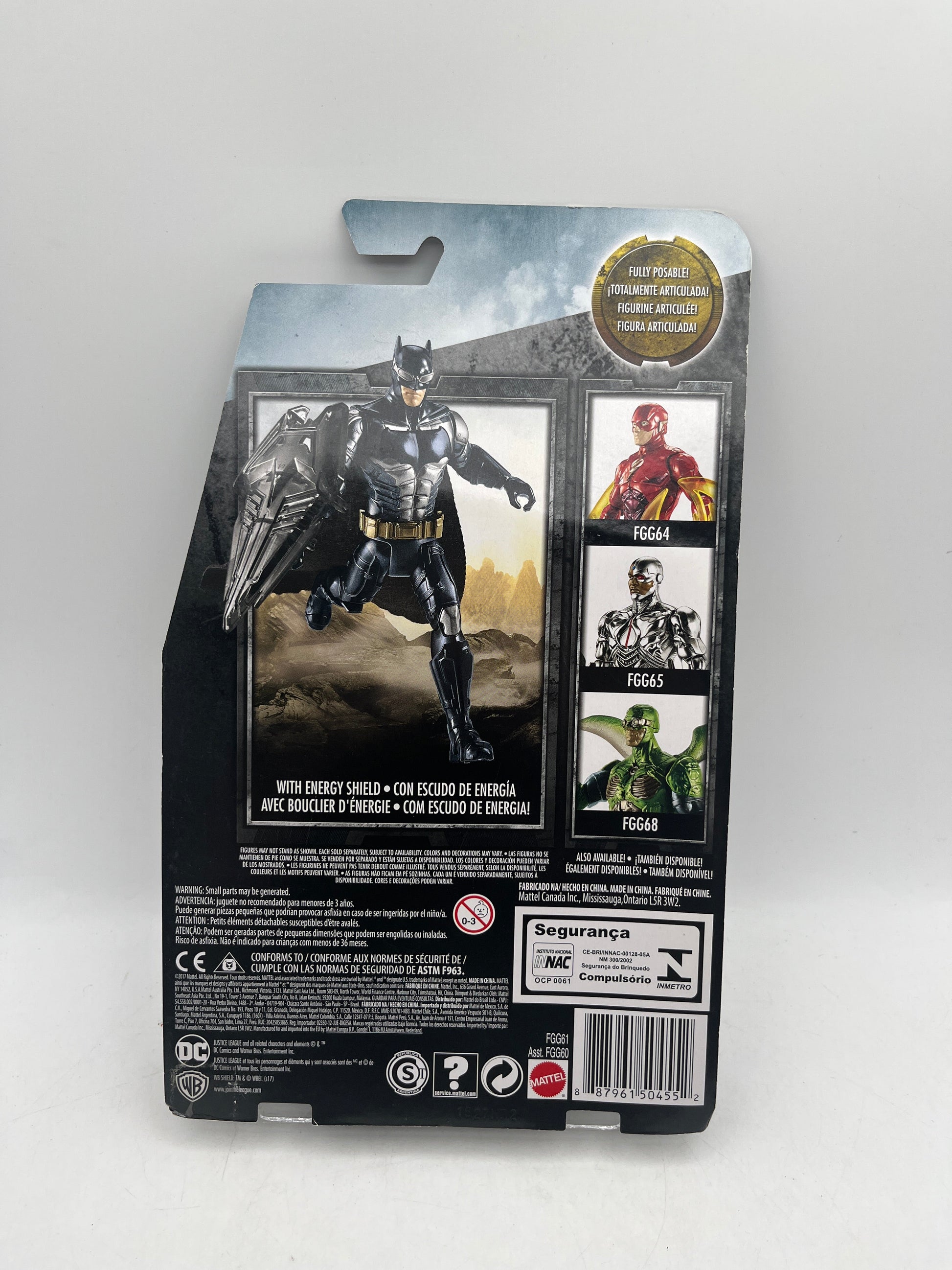DC Justice League Batman Tactical Armor Action Figure by Mattel FRENLY BRICKS - Open 7 Days