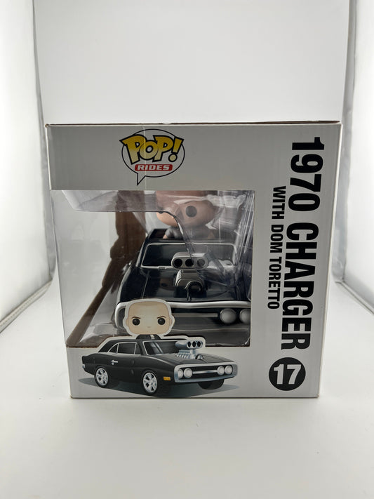 Funko POP! Rides Fast & Furious - 1970 Charger With Rom Toretto #17 FRENLY BRICKS - Open 7 Days
