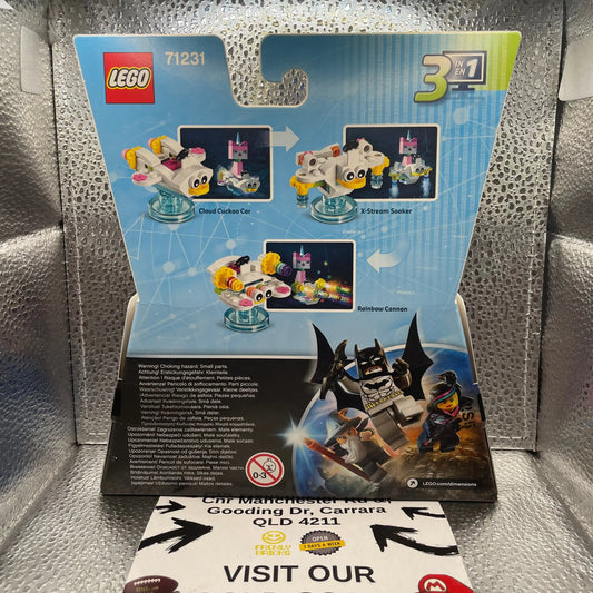 Lego Dimensions Fun Pack The Lego Movie Unikitty & Cloud Cuckoo Car 71231 NEW FRENLY BRICKS - Open 7 Days