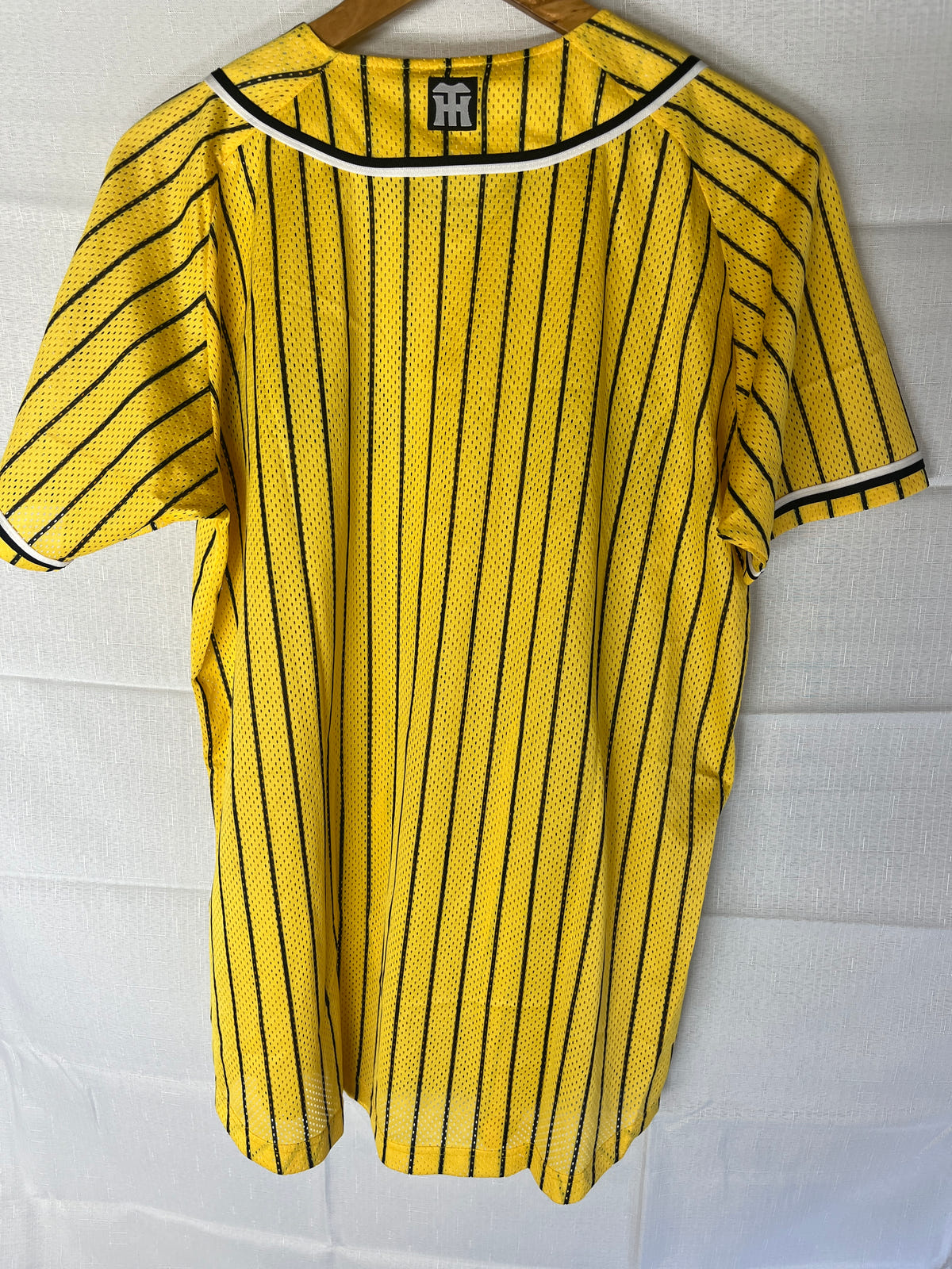 Nippon Baseball Hanshin Tigers Yellow/Black Blank Jersey Large, photo 12 image 12