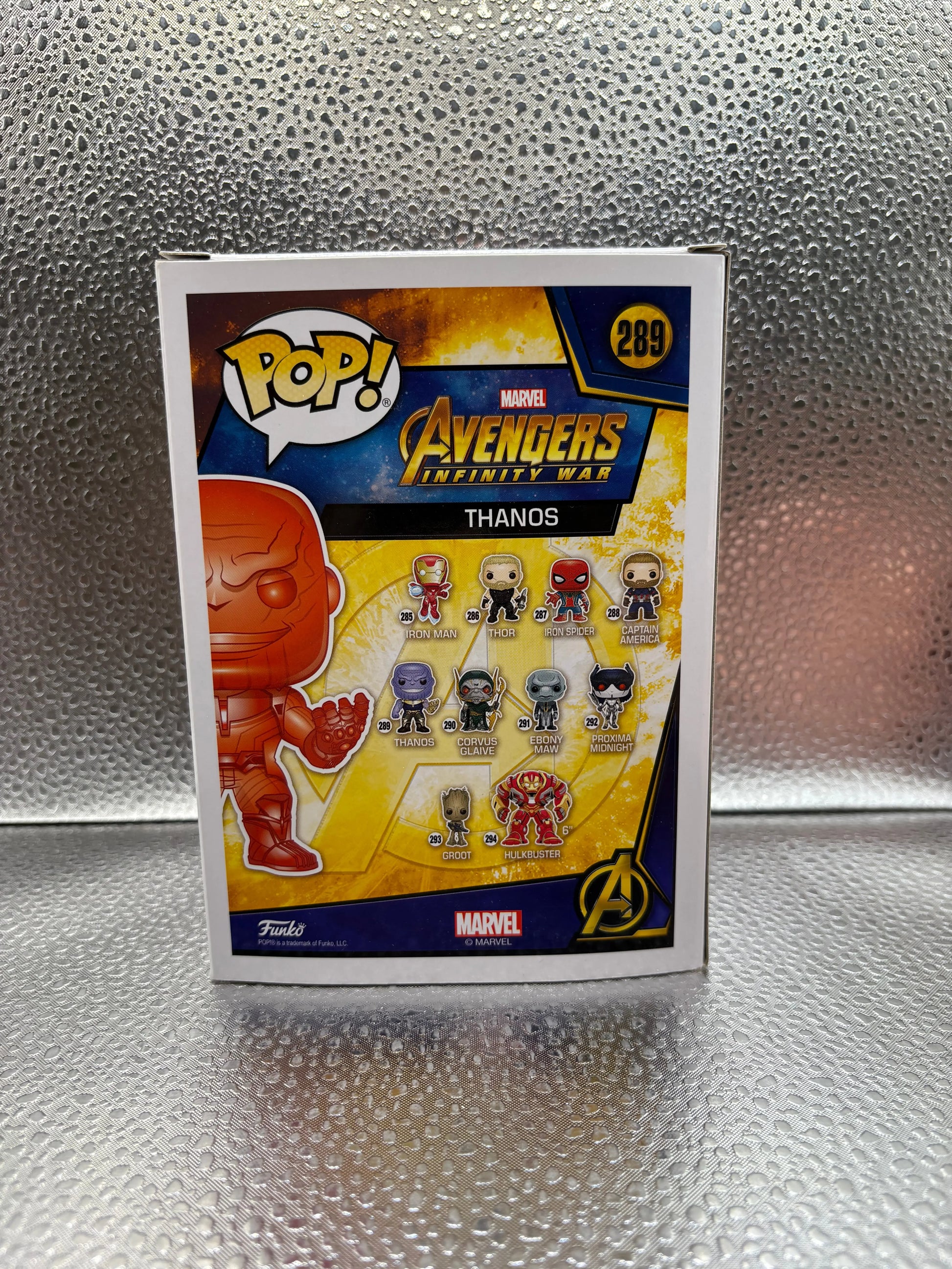 Funko Pop Vinyl #289 Marvel Thanos red FRENLY BRICKS - Open 7 Days