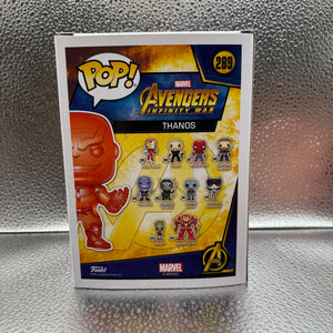 Funko Pop Vinyl #289 Marvel Thanos red FRENLY BRICKS - Open 7 Days