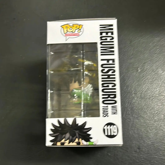 FUNKO POP VINYL JUJUTSU KAISEN MEGUMI FUSHIGURO WITH TOADS #1119 FRENLY BRICKS - Open 7 Days