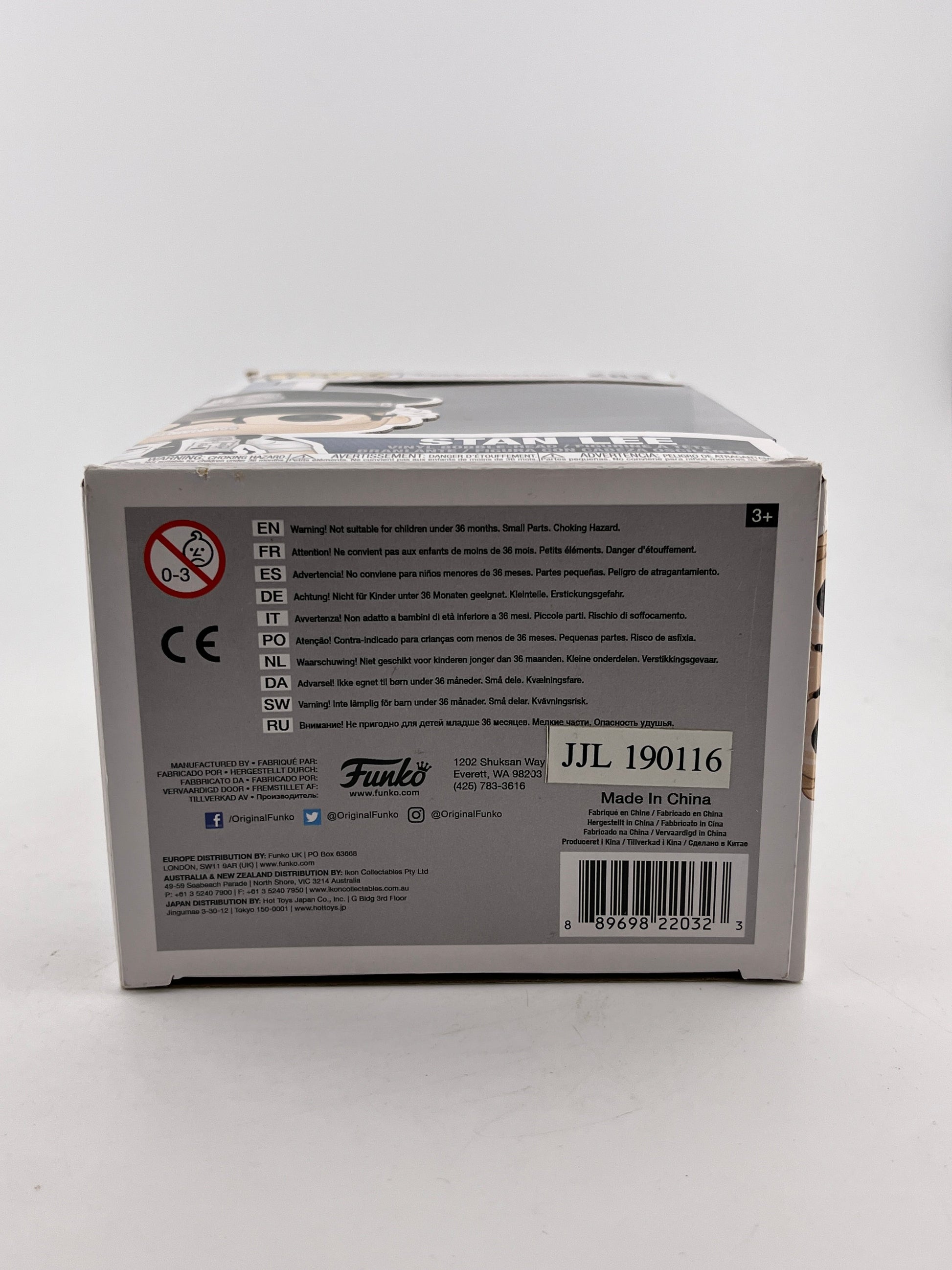 Funko POP! Marvel Captain America The Winter Solider - Stan Lee #283 FRENLY BRICKS - Open 7 Days