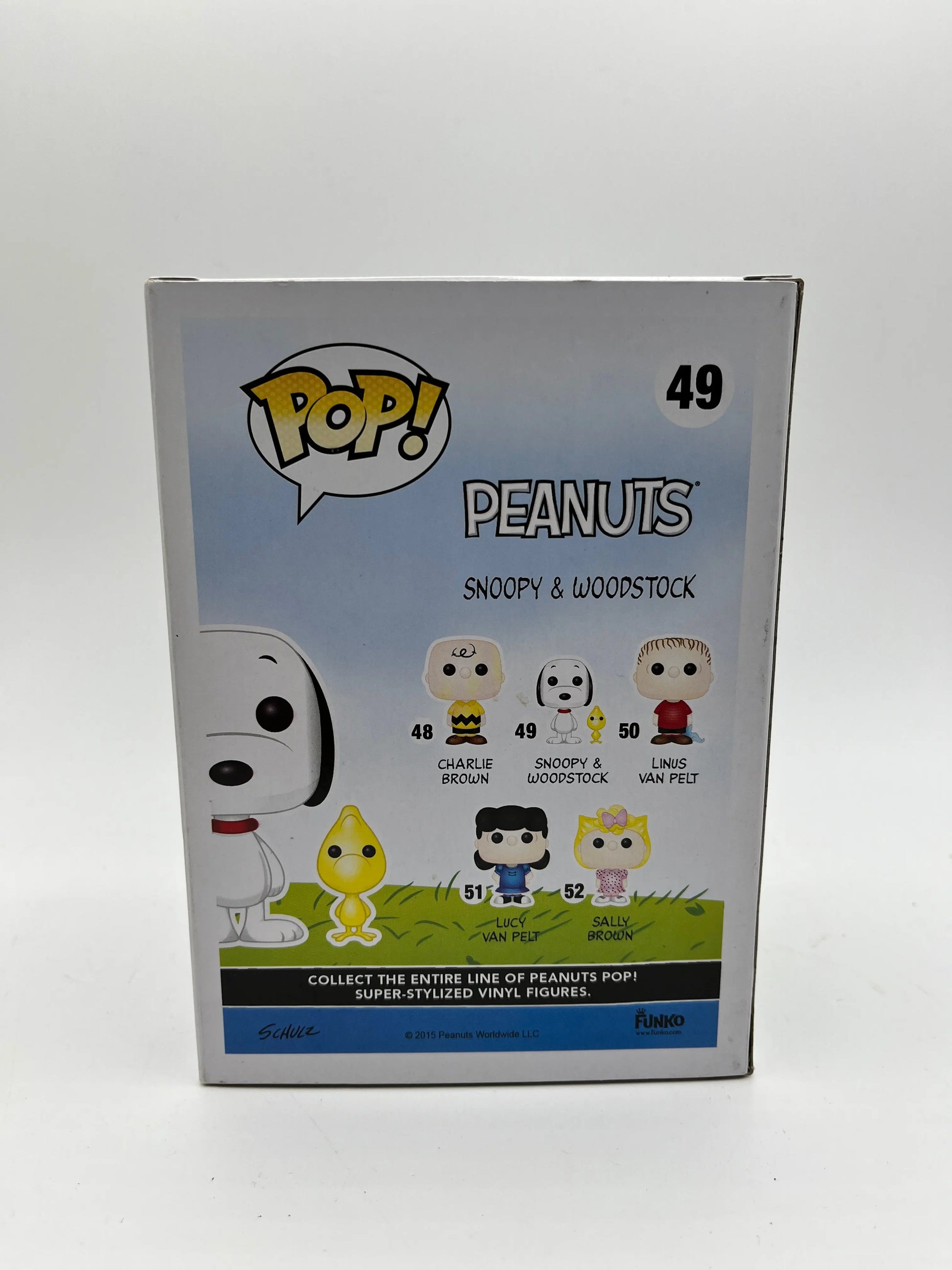 Funko Pop Vinyl Peanuts Snoopy & Woodstock #49 FRENLY BRICKS - Open 7 Days