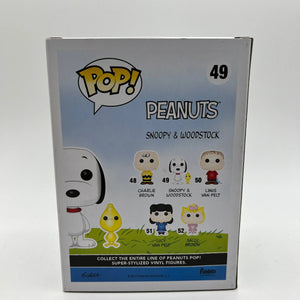 Funko Pop Vinyl Peanuts Snoopy & Woodstock #49 FRENLY BRICKS - Open 7 Days
