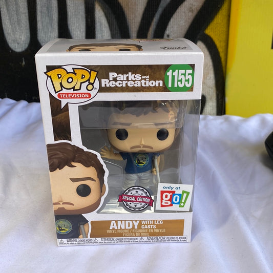 Funko POP! Andy with leg casts #1155 FRENLY BRICKS