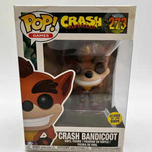 Funko POP! Games Crash Bandicoot: Crash Bandicoot Glow in the Dark #273 FRENLY BRICKS - Open 7 Days